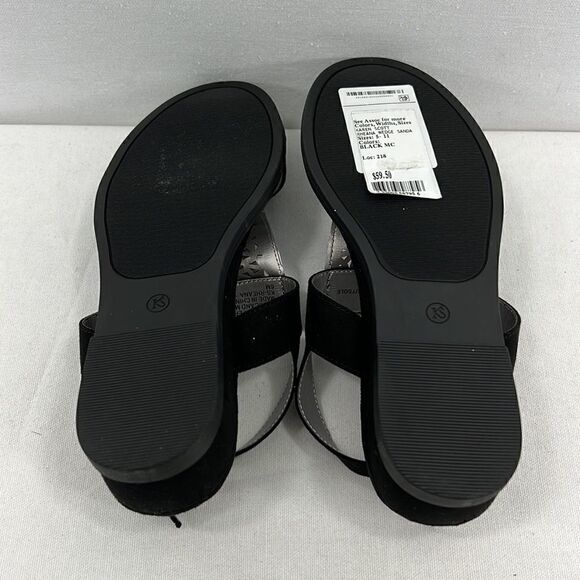 Karen Scott Rheana Wedge Sandals- Black MC- Size 6 M- New - Picture 6 of 8
